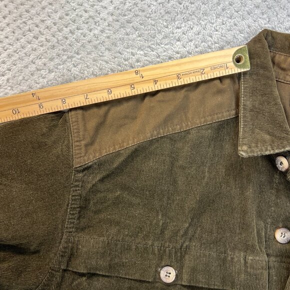 Solognac Decathlon Mens Corduroy Shirt Long Tab Sleeve Outdoor Hunting Hike Med - Picture 12 of 14